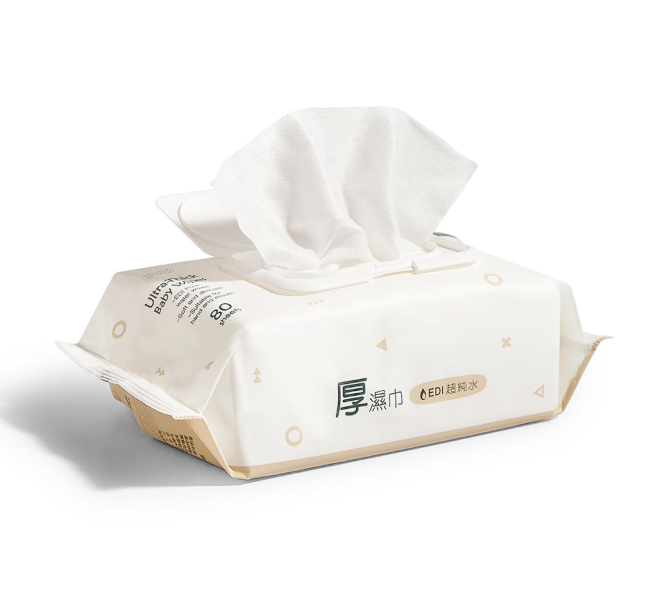 酷咕鴨KUKU PLUS EDI超純水嬰兒手口厚濕巾 80抽一箱24包 廠商直寄宅配免運 