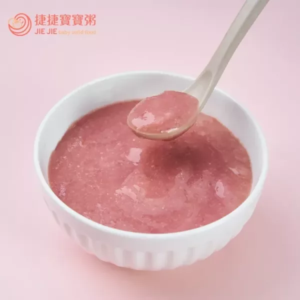 捷捷 寶寶副食品0-6甜菜根米泥(50g*4) 