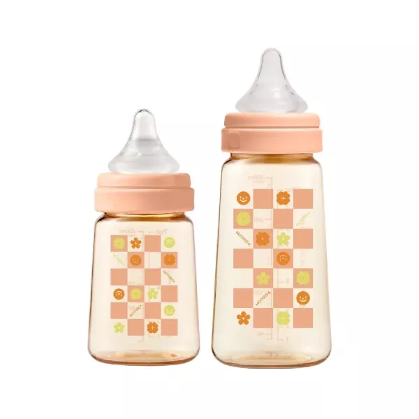 MOTHER-K 精粹極簡PPSU奶瓶 蜜桃沙瓦 180ml / 280ml 