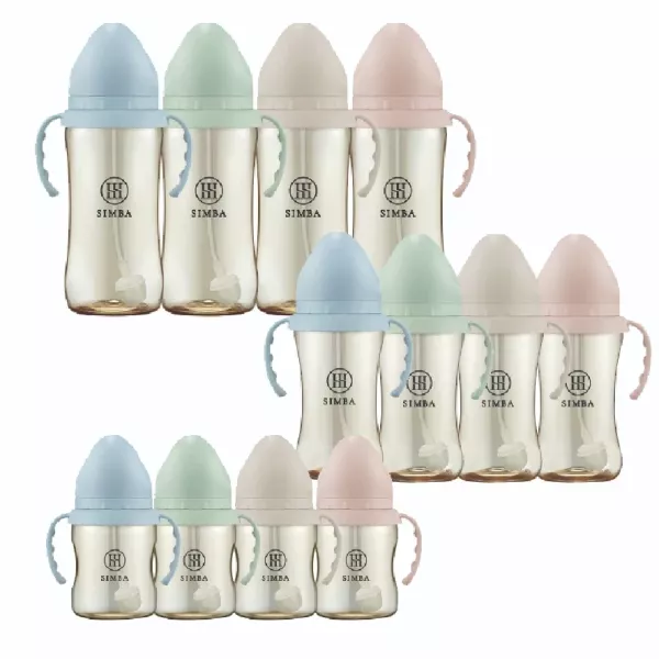 小獅王辛巴 蘊蜜鉑金PPSU寬口吸管把手防脹氣奶瓶200ml/270ml360ml 