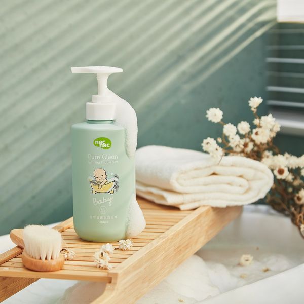 nac nac 植萃修護泡泡浴露300ml 