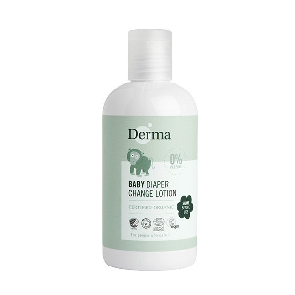 Derma丹麥德瑪 寶寶乾洗屁屁防護乳 250ml 有機寶寶系列 