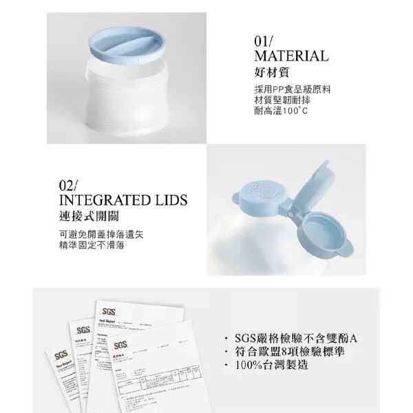 小獅王辛巴 滑溜溜專利奶粉盒 菈藍 