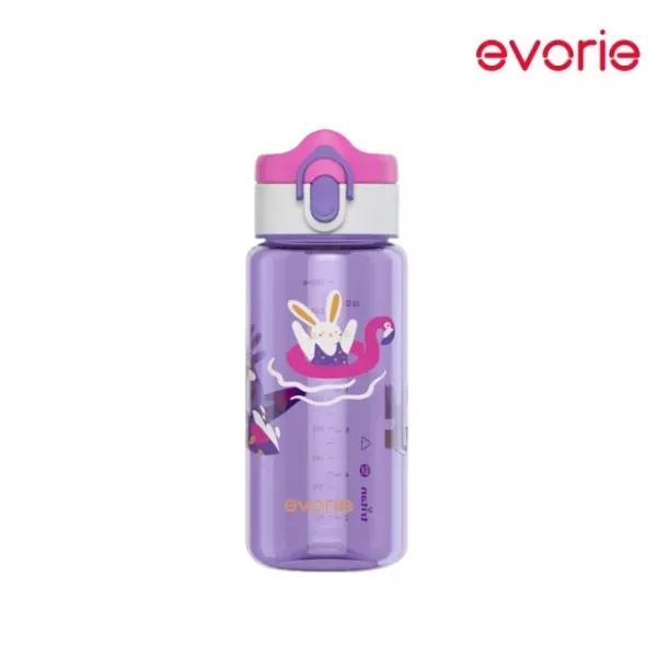 Evorie Tritan 兒童水壺 直飲、吸管可隨意切换 380ml /適合2-8歲 