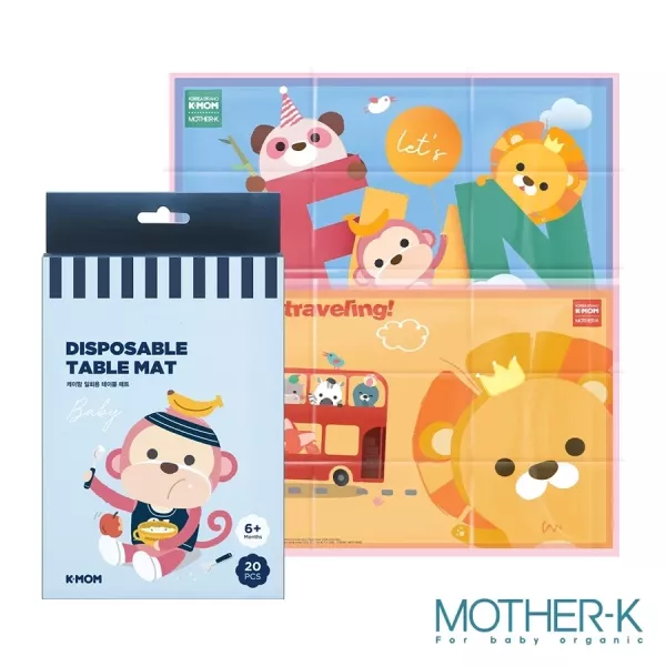 MOTHER-K K-MOM小淘氣拋棄式餐桌墊(20入/40入) 
