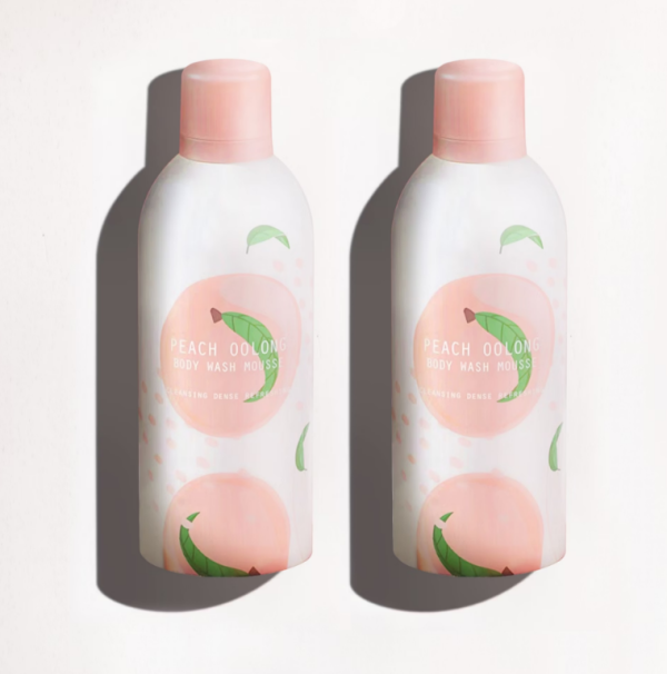deBalets小巴黎 泡泡胺基酸沐浴慕斯-白桃烏龍350ml 