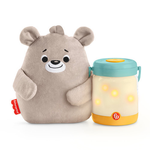Fisher Price 費雪安撫小熊奶瓶投影夜燈 