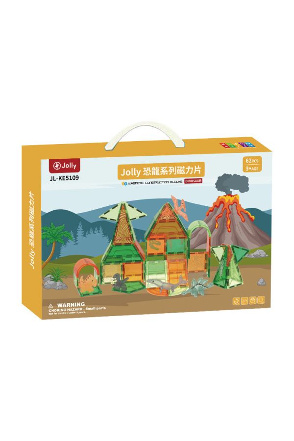 Jolly 恐龍系列磁力片(28片/62片) 