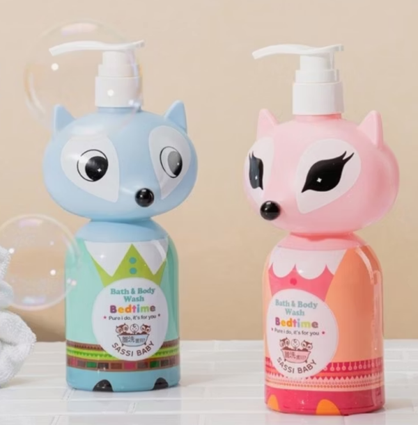 babysassi 誰是寶貝 狐狸兒童沐浴精300ml 