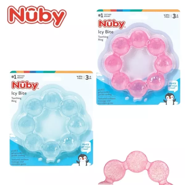 Nuby  冰膠固齒器 