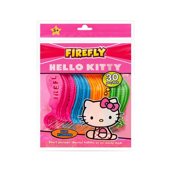 Hello Kitty造型兒童牙線棒 30入/包 
