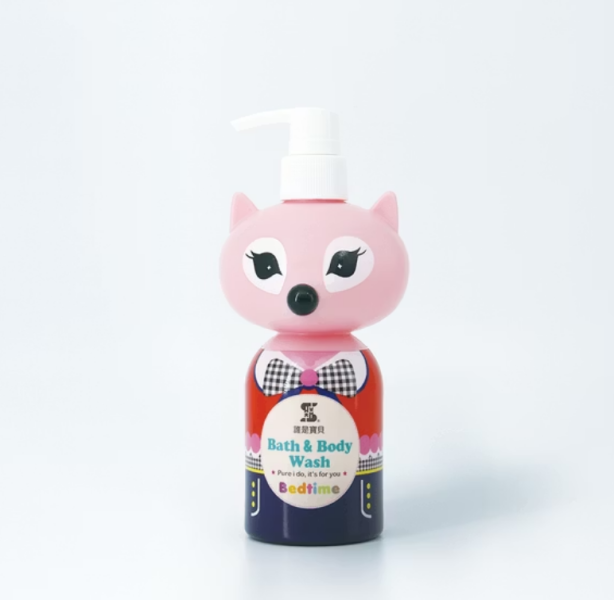 babysassi 誰是寶貝 狐狸兒童沐浴精300ml 