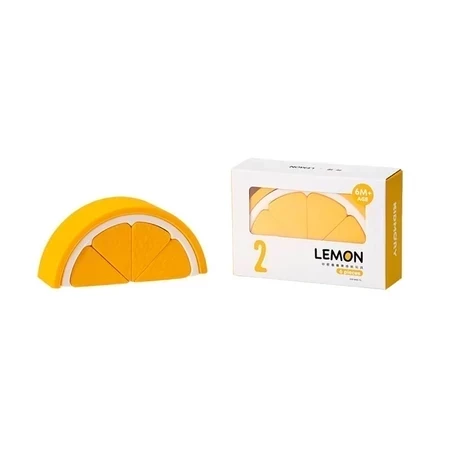 KIDMORY 矽膠疊疊樂感統玩具(酪梨/檸檬) 