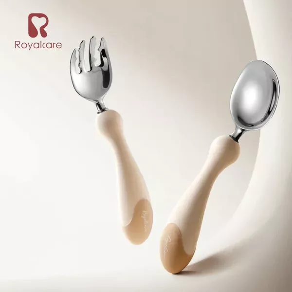Royalcare 嬰幼副食品器具 不鏽鋼匙叉組合 (附收納盒) 