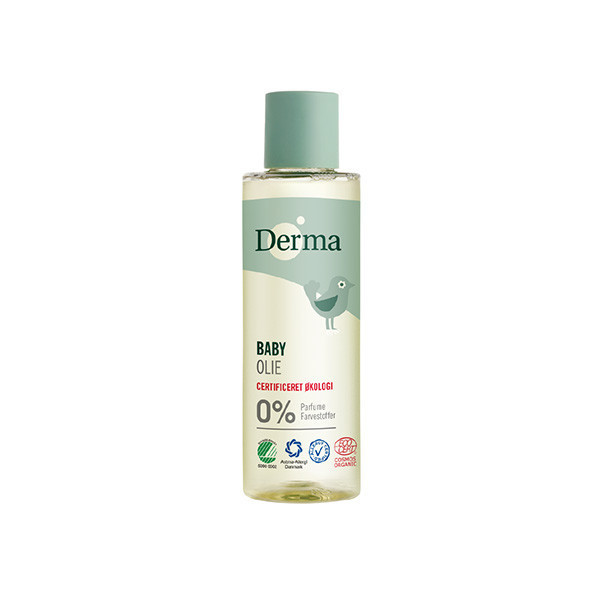 Derma丹麥德瑪 寶寶有機按摩浴油150ml 有機寶寶系列 