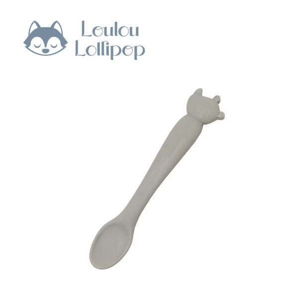 Loulou Lollipop 動物造型 矽膠餵食湯匙 