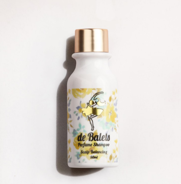 deBalets小巴黎【體驗瓶-小黃】SPA級香水淨化平衡洗髮精-法式優雅50ml 