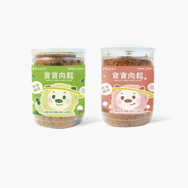 森森星球 寶寶肉鬆(原味/海苔肉鬆) 120g/罐 1Y+ 