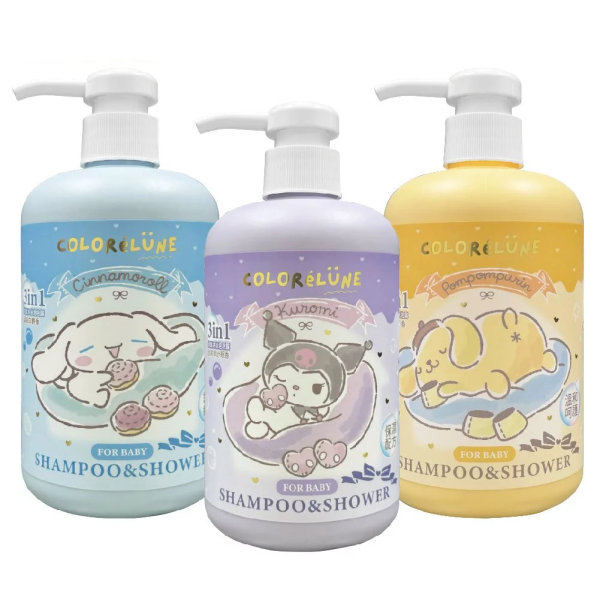 ColoréLunex 綵悅 三麗鷗布丁狗溫和3in1洗髮沐浴露500ml 