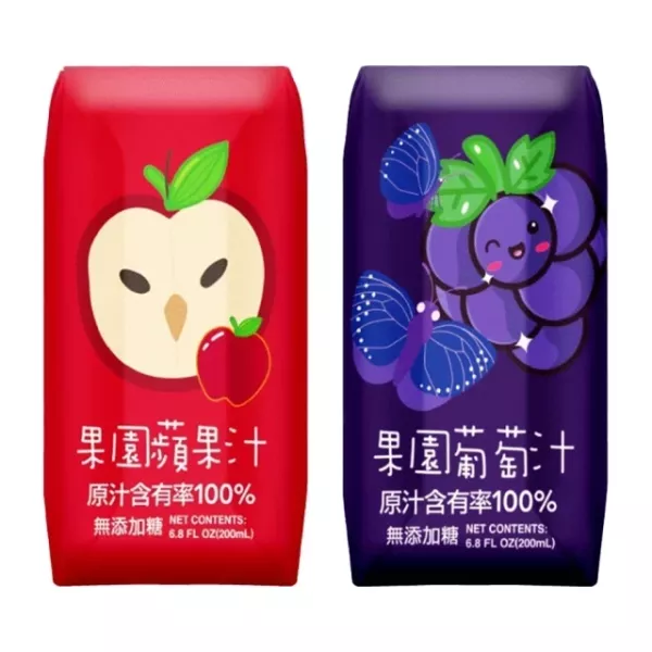 臺北市立動物園 100%果園綜合果汁系列(200ml*24入罐/箱) *宅配* 