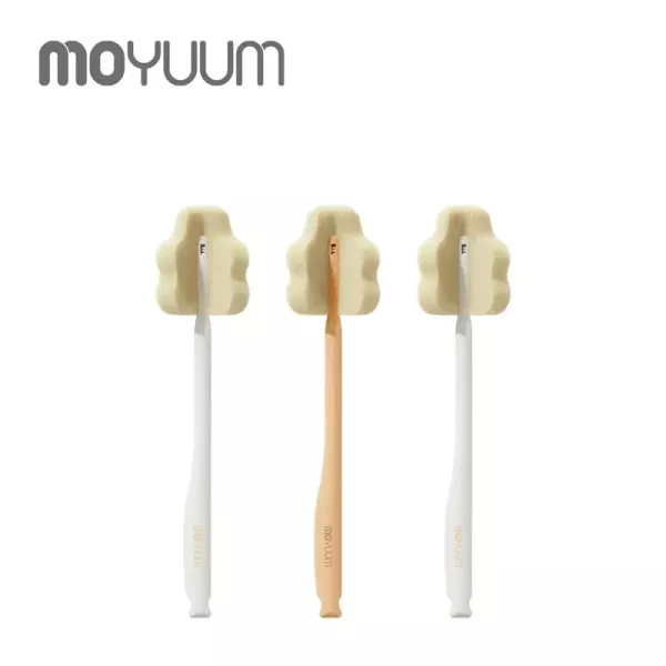 MOYUUM 韓國 多功能長柄海綿杯刷(3入組) 