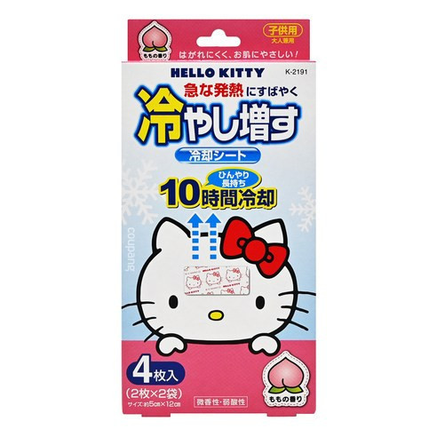 novopin Kitty退熱貼 蜜桃 5*12cm 