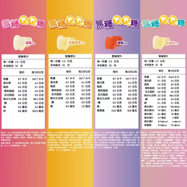 Lab52 齒妍堂 無糖QQ糖 35顆/包 