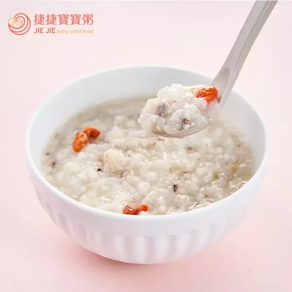 捷捷 副食品1P-06 絲瓜鱸魚大寶寶粥(150g*2) 
