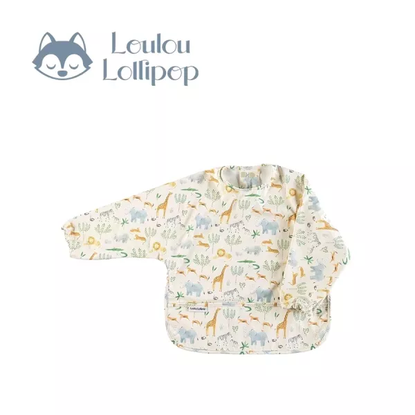 Loulou Lollipop 長袖防水萬用圍兜 