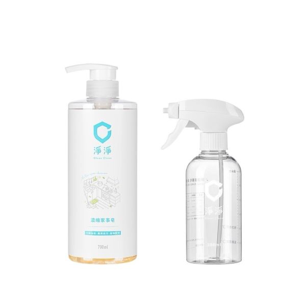 淨淨 濃縮家事皂700ml/泡沫噴瓶 