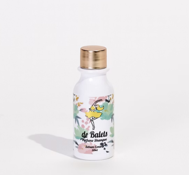 deBalets小巴黎【體驗瓶-小綠】SPA級香水控油洗髮精 50ml HS 