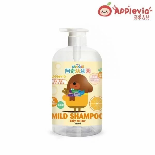 Applevia 蘋果吉兒 阿奇幼幼園聯名款 洗髮潤髮雙效洗髮精 