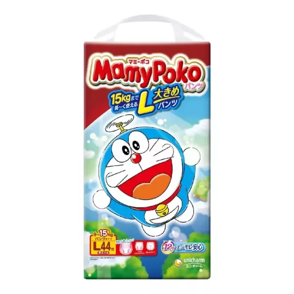 滿意寶寶 哆啦A夢輕巧褲 日本境內版(M-XXL)箱購 