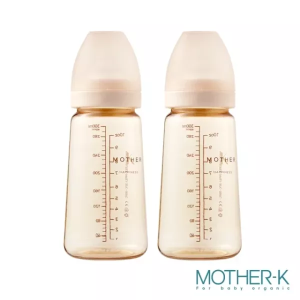 MOTHER-K 精粹極簡PPSU奶瓶280ml 2入組(晨曦白/夜幕藍) 