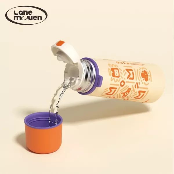 Lane mouen 手繪系列兩用不鏽鋼保溫杯 500ml 