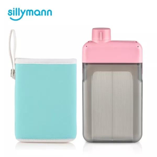 韓國sillymann 扁平時尚水壺500ml 