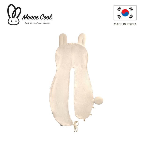 Monee cool 舒眠兔兔安撫枕竹纖維組合/竹纖維枕套 