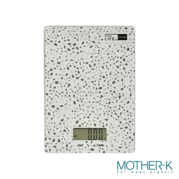 MOTHER-K LIFE 鋼化玻璃料理電子秤(沙石灰) 
