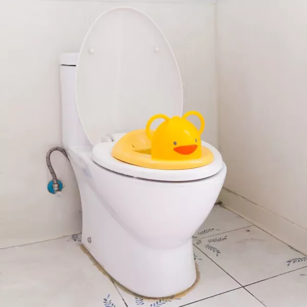 黃色小鴨兩段式功能造型幼兒便器 