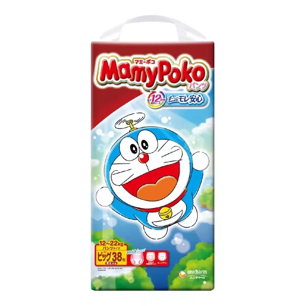 滿意寶寶 哆啦A夢輕巧褲 日本境內版(M-XXL)箱購 