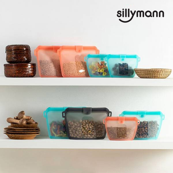 韓國sillymann 100%鉑金矽膠密封袋 700ml 