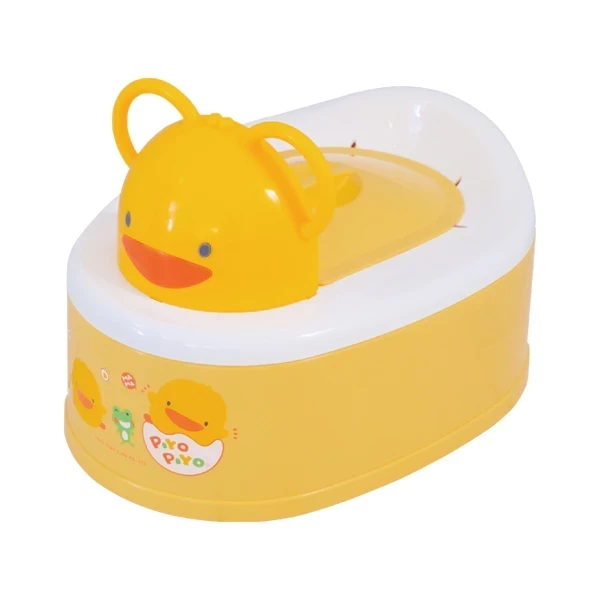 黃色小鴨兩段式功能造型幼兒便器 