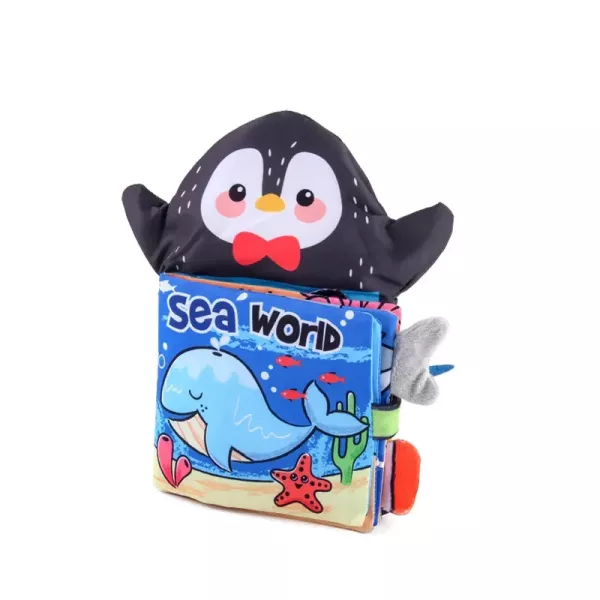 OceanBaby 動物手偶布書 