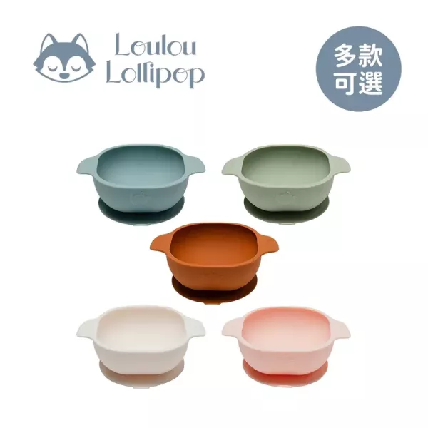 Loulou Lollipop 可愛動物矽膠吸盤碗 