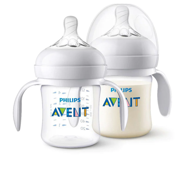 Avent 新安怡 親乳感PA防脹氣握把奶瓶 125ML(1入/2入) 加贈握把 