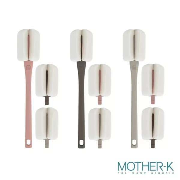MOTHER-K 極簡奶瓶水杯海綿刷/替換組 