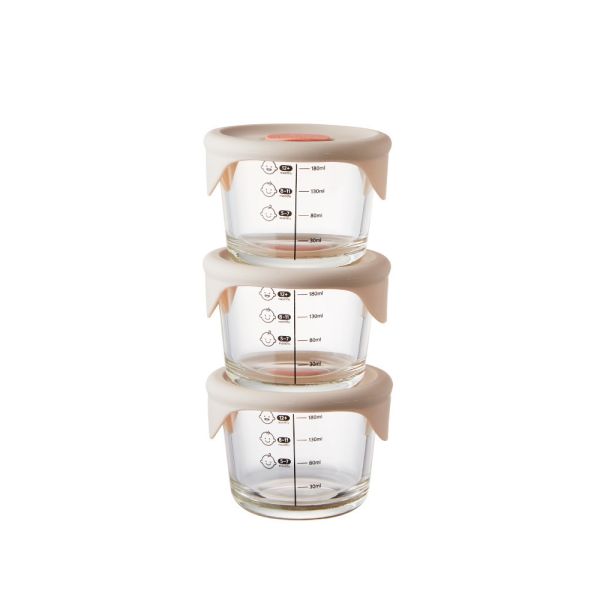 樂扣樂扣 寶寶副食品耐熱玻璃調理盒 230ml/3入組 