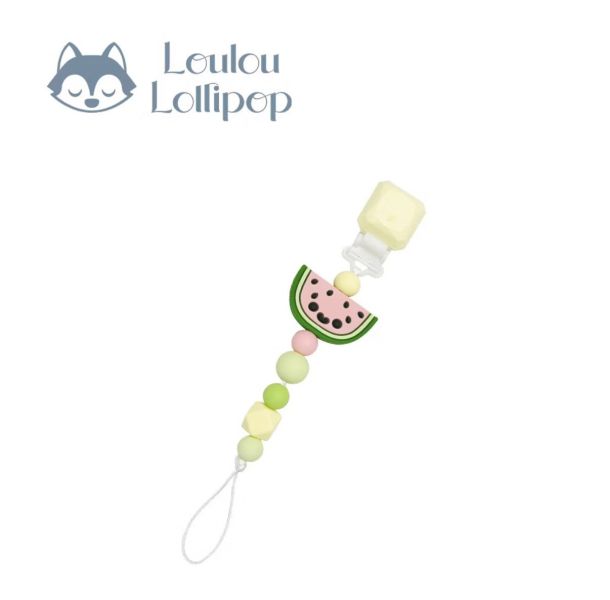 Loulou Lollipop 甜心版串珠固齒器奶嘴鍊夾 