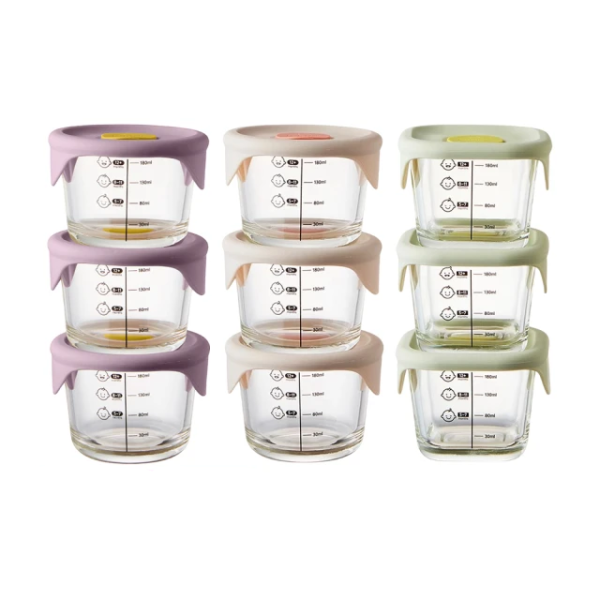 樂扣樂扣 寶寶副食品耐熱玻璃調理盒 230ml/3入組 