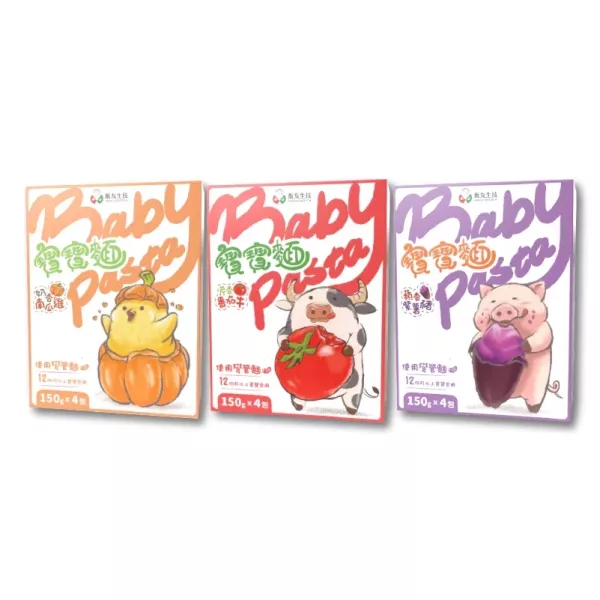 飯友 常溫寶寶麵 150g*4包/盒 12M+ 